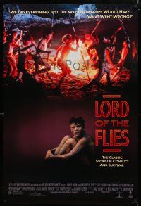 8j456 LORD OF THE FLIES 1sh '90 Balthazar Getty in William Golding's classic novel!