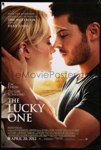 8j470 LUCKY ONE advance DS 1sh '12 Zac Efron, Taylor Schilling, Jay R. Ferguson!