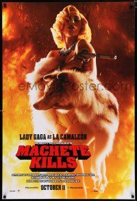 8j473 MACHETE KILLS teaser DS 1sh '13 image of sexy Lady Gaga as La Camaleon!