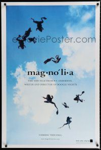 8j476 MAGNOLIA teaser DS 1sh '99 Paul Thomas Anderson, Tom Cruise, Julianne Moore!