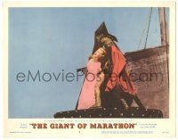 8p514 GIANT OF MARATHON LC #4 '60 Tourneur & Bava, sexy human battering ram Mylene Demongeot!