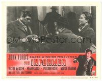 8p597 INFORMER LC #6 R55 John Ford, great image of despondent Victor McLaglen!