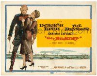 8p110 JOURNEY TC '58 great images of Yul Brynner in uniform & sexy Deborah Kerr!