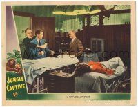 8p618 JUNGLE CAPTIVE LC '45 Vicky Lane on table as Otto Kruger & Rondo Hatton handle Phil Brown!