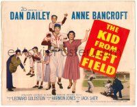 8p113 KID FROM LEFT FIELD TC '53 baseball, Dan Dailey, Billy Chapin, Anne Bancroft!