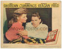 8p627 KINGS ROW LC '42 Ann Sheridan holds Ronald Reagan who asks where's the rest of me?!