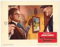 8p628 KISS TOMORROW GOODBYE LC #2 '50 close up of James Cagney threatened by Ward Bond!