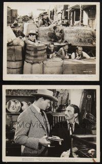 8r865 CHEROKEE STRIP 2 8x10 stills '40 William Henry, Victor Jory, George Stone, lots of guns!