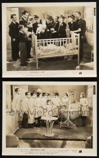 8r880 EVERYBODY'S BABY 2 8x10 stills '39 The Jones Family, Shirley Deane, Byington, Gleason, Prouty