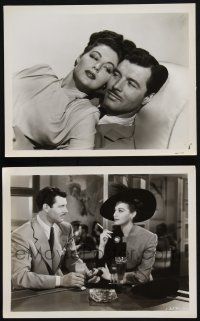 8r956 SHE WENT TO THE RACES 2 8x10 stills '45 James Craig, Ava Gardner, horse race gambling!