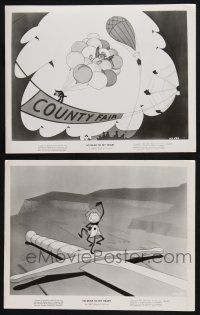 8r961 SO DEAR TO MY HEART 2 8x10 stills '49 Walt Disney, animation images from the cartoon parts!