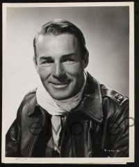 8r764 BOMBARDIER 3 8x10 stills '43 close portraits of Randolph Scott, Walter Reed, Russell Wade!