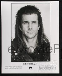 8r765 BRAVEHEART 3 8x10 stills '95 Mel Gibson as William Wallace w/ Catherine McCormack!