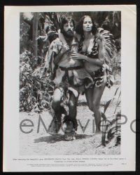 8r769 CAVEMAN 3 8x10 stills '81 wacky prehistoric Ringo Starr, Barbara Bach, Shelley Long!