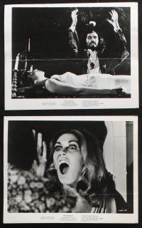 8r571 DEATHMASTER 6 8x10 stills '72 AIP horror, Robert Quarry, it has fangs like razors!