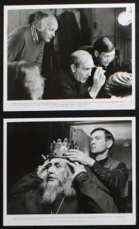 8r377 DRESSER 11 8x10 stills '84 Albert Finney, Tom Courtenay, director Peter Yates candid!