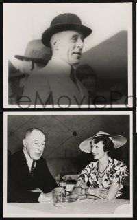 8r776 D.W. GRIFFITH 3 8x10 stills '40s cool portraits with Victor McLaglen, wife Evelyn Baldwin!