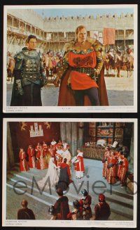 8r197 EL CID 4 color 8x10 stills '61 Charlton Heston, Raf Vallone, cool sword action!