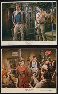 8r198 EL DORADO 4 color 8x10 stills '66 John Wayne, Robert Mitchum, directed by Howard Hawks!