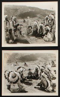 8r455 END OF THE TRAIL 8 8x10 stills '32 wonderful images of cowboy Tim McCoy & Native Americans!