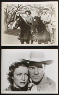 8r254 IT HAPPENED OUT WEST 25 8x10 stills '37 Paul Kelly, Harold Bell Wright, cowboy western!