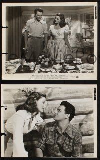 8r795 LEAVE HER TO HEAVEN 3 8x10 key book stills '48 sexiest Gene Tierney, Cornel Wilde, Collins!