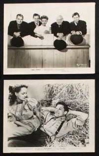 8r337 OUR TOWN 13 8x10 stills '40 William Holden & Martha Scott's love affair was talk of our town!