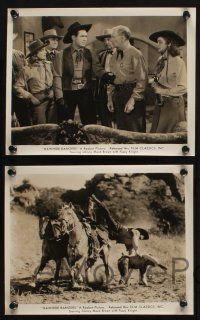 8r668 RAWHIDE RANGERS 5 8x10 stills R48 Texas Rangers, cool western cowboy Johnny Mack Brown!