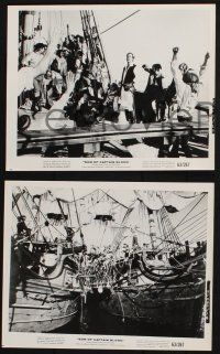 8r821 SON OF CAPTAIN BLOOD 3 8x10 stills '63 pirate Sean Flynn, cool pirate images on ships!