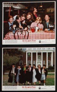 8r119 ST. ELMO'S FIRE 8 8x10 mini LCs '85 Lowe, Demi Moore, Estevez, Sheedy, brat pack portraits!