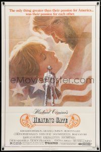 8x385 HEAVEN'S GATE 1sh '81 Michael Cimino, Tom Jung art of Kris Kristofferson & Isabelle Huppert!