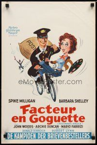 8z577 POSTMAN'S KNOCK Belgian '62 wacky mailman Spike Milligan is mixed up with crime & romance!