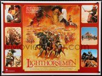 8z467 LIGHTHORSEMEN British quad '87 Australia in WWI, Peter Phelps, Nick Waters, Bysouth art!