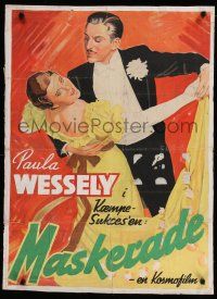 8z816 MASKERADE Danish '34 Paula Wessely, Anton Walbrook, directed by WIlly Forst!