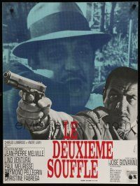 8z273 SECOND BREATH French 23x32 '66 Jean-Pierre Melville's Le Deuxieme Souffle, Lino Ventura!