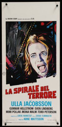 8z152 NATTMARA Italian locandina '69 Ulla Jacobsson, Gunnar Hellstrom, Swedish horror!