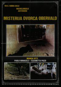 8z213 OBERWALD MYSTERY Yugoslavian 19x27 '81 Michelangelo Antonioni, Monica Vitti!