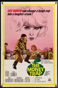 9b494 MONEY TRAP 1sh '65 Glenn Ford, Elke Sommer, Rita Hayworth, you never, never get out!