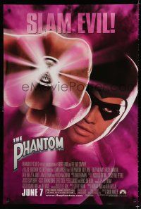 9b559 PHANTOM advance DS 1sh '96 masked hero Billy Zane, slam evil!