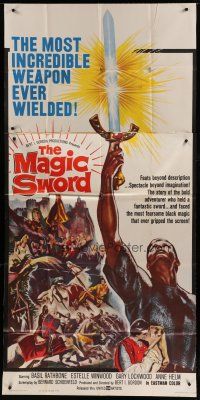 9d727 MAGIC SWORD 3sh '61 Gary Lockwood wields the most incredible weapon ever!