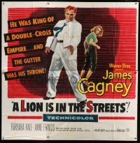 9d200 LION IS IN THE STREETS 6sh '53 the gutter was James Cagney's throne, sexy Anne Francis!