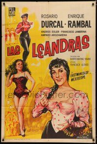 9d137 LAS LEANDRAS Argentinean '62 Rosario Durcal, Enrique Rambal, art of sexy dancers!