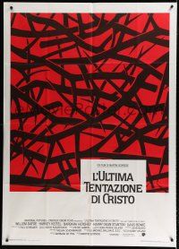 9d337 LAST TEMPTATION OF CHRIST Italian 1p '88 directed by Martin Scorsese, art by Joseph Caroff!