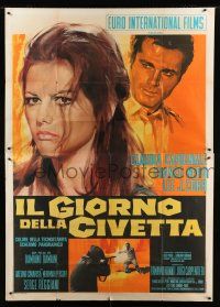 9d256 MAFIA Italian 2p '69 different Nistri art of sexy Claudia Cardinale & Franco Nero!