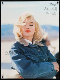 9e692 MISFITS Z263 French commercial poster '90 Eve Arnold image of sexy Marilyn Monroe in denim!