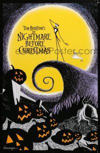 9e695 NIGHTMARE BEFORE CHRISTMAS commercial poster '00 Tim Burton, Disney, Halloween!