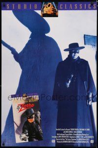 9e865 MARK OF ZORRO video poster R93 masked hero Tyrone Power in costume!