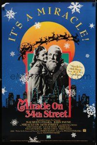 9e869 MIRACLE ON 34th STREET video poster R90s Maureen O'Hara, Edmund Gwenn, Natalie Wood!