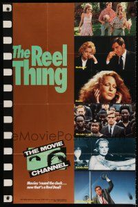 9e300 MOVIE CHANNEL: THE REEL THING TV tv poster '89 Grace Kelly, Bette Midler & more!