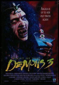 9e876 NIGHT OF THE DEMONS 3 video poster '97 Angela is up to her old tricks again!